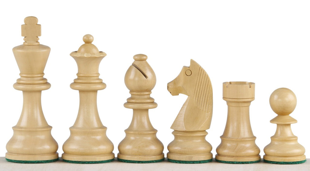 Échiquier en marqueterie de padouk et sycomore à cases de 50 mm avec coordonnées