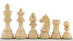 Échiquier en marqueterie de padouk et sycomore à cases de 50 mm avec coordonnées