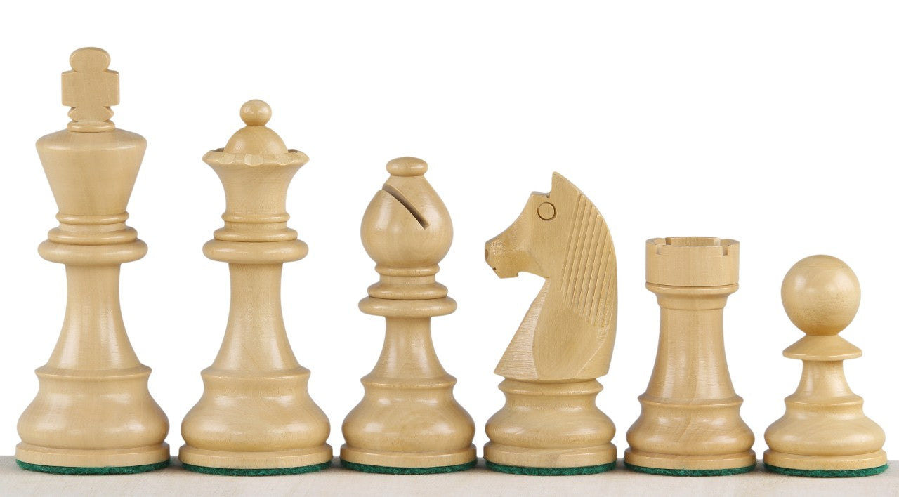 Échiquier en marqueterie de padouk et sycomore à cases de 50 mm avec coordonnées