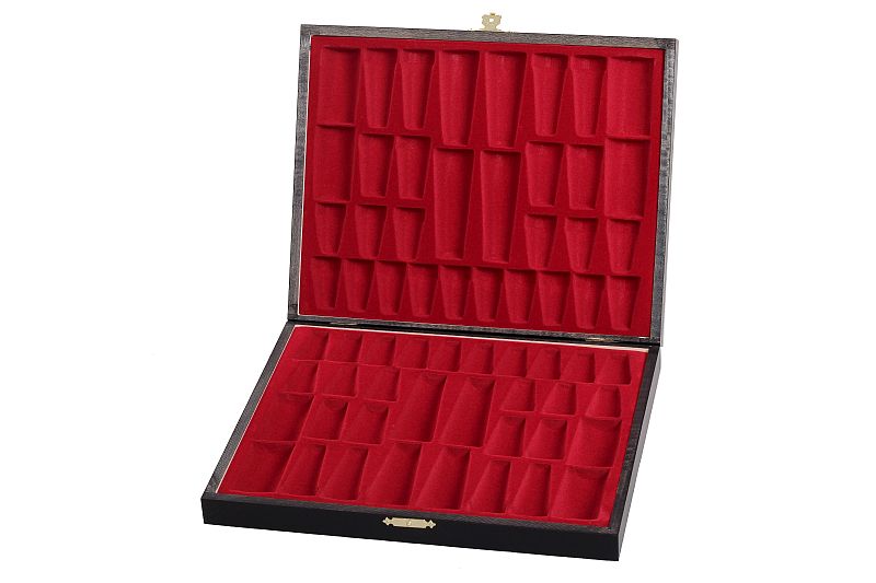 Coffret Luxe noir fermé, finition teintée profonde