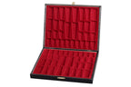 Coffret Luxe noir fermé, finition teintée profonde