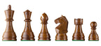 Série de pièces d'échecs DGT Modern en bois d'acacia foncé