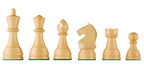 Série de pièces d'échecs DGT Modern en bois de buis clair